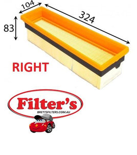 A32006R AIR FILTER A32006 RIGHT  AZUMI BMW X Series : X5 Air Supply Sys Sep 09~ 4.4 L E70 (X5M) S63B44A  BMW X Series : X6 Air Supply Sys Sep 09~ 4.4 L E71 S63B44O0