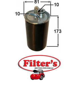 FS0062 FUEL FILTER JEEP Patriot Fuel Supply Sys Jan 08~ 2.0 L MK74 KW:103  PROTON Persona Fuel Supply Sys Feb 96~Jun 00 2.0 L C95A 4D68    AZUMI FSD53062 Blue Print ADA102313 CHRYSLER 05085581AD CHRYSLER 05166780AA