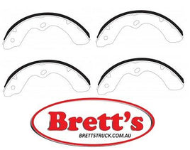 FN1197 REAR BRAKE SHOE  SET OF 4 SHOES NiBK JNBK  NISSAN Atlas Condor  Front Axle Brake Oct 91~May 95 3.0 L DW2H41  Rear Axle Brake Oct 91~Oct 93 3.0 L DW2H41  Front Axle Brake Oct 91~Jan 92 3.0 L DW2S41  Rear Axle Brake Oct 91~May 95  LW4YS41