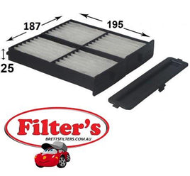 AC23301 CABIN AIR FILTER MITSUBISHI Pajero IO Cabin    Mar 98~Sep 02    1.8 L    H66W    4G93 Cabin    Mar 98~Jun 07    1.8 L    H76W    4G93 Cabin    Aug 99~Jun 00    1.8 L    H61W    4G93 Cabin    Aug 99~Jun 00    1.8 L    H71W    4G93