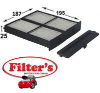 AC301J CABIN AIR FILTER  AZUMI    AC23301 AC301 MITSUBISHI    MR315172 MITSUBISHI    MZ600112 MITSUBISHI    MZ600139 VIC    AC-301E AC301E  MANN CU21062 CU2106-2 C2106