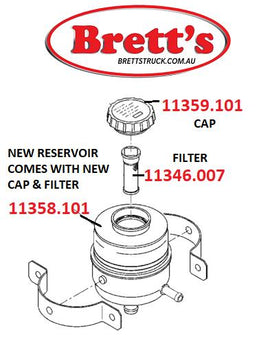 11359.101 CAP LID P/S POWER STEER PUMP RESERVOIR   PS P/S HINO FC7J     FC1022  J07E-TR 6.4L 2011-  FD7J  1024  J07E-TP 6.4L 2011-  FE7J    1426 J07E-TN 6.4L 2011-   FD2J FC3J FC7J FD7J FE7J 2011-  44305-1260 443051260 S4430-51260 S443051260