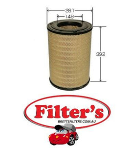 A581 AIR FILTER OUTER ISUZU   8980714230 92956398  FV* 6HK1 EURO3   6HK1 EURO 4   FVY1400 TURBO DIESEL  7.8L 6HK1-TCS SITEC  FVZ1400 TURBO DIESEL 6 7.8L 6HK1-TCS SITEC  GVD TURBO DIESEL 6 7.8L 6HK1-TCS A581J A-581 AF25354 RS3548