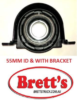 12550.004 CENTRE BEARING ASSY MITSUBISHI  55MM ID MITSUBISHI FUSO TRUCK PARTS TAIL SHAFT PROP SHAFT BEARING  MITSU FUSO MC836704 MC759066  IKP 3K0302 EAZY 2030K3 37404.836 DRIVLINE CB80 SPICER MI-30-6030 MULTI 53K0104 KMPM5000 KMP-M5000 MC881040 MC881040A