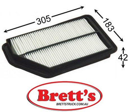 A28516 AIR FILTER   AZUMI A28516  JS A8516 FRAM CA10496 HONDA 17220-RSR-E00  17220RSRE00 JAPANPARTS FA-438S   FA438S MAHLE/KNECHT LX 2617  LX2617  NIPPARTS N1324063 SAKURA FILTER A-16840  FA16840 FA-16840 A16840