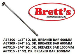 A67309 3/4" DR DRIVE BREAKER BAR LENGTH   600MM 24"  A67309 67309  A67309-600MM