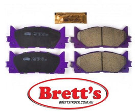 8DB 355 012-401 DISC PAD SET FRONT NOT PREPARED FOR WEAR INDICATO DB1800 GDB3429 8DB355012-401 0446506070  0446506080   0446507010   0446533440   0446533450   0446533470  0446533471  04465YZZEG