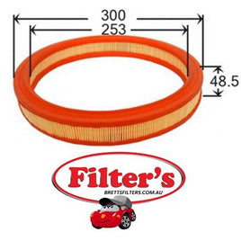 A0297 AIR FILTER  FORD Fiesta Air Supply Sys Jan 89~Dec 93 1.4 L CX AY CVH (71PS) KW:52 Air Supply Sys Jan 89~Dec 93 1.4 L CX AY CVH KW:54|HP:73 Air Supply Sys Jan 89~Apr 94 1.6 L CX AY CVH KW:65  FORD Orion Air Supply Sys Jul 90~Jul 93 1.4 L
