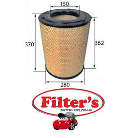 A371J AIR FILTER OUTER HINO TRUCK FU Air Supply Sys Apr 96~May 00 12000 CC FU510 6D40-T  Air Supply Sys Apr 96~May 00 12000 CC FU517 6D24-T  Air Supply Sys Apr 96~May 00 12000 CC FU540 6D40-T  Air Supply Sys Apr 96~May 00 12000 CC FU577 6D24-T