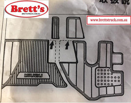 SPEC 18880.204 FLOOR MAT SET NKR NARROW CAB  SUIT N SERIES MODELS  1994-2005 NKR58 4BE1 1994-1998 NKR66 4HF1 1994-2005 NKR69 4JG2 1994-2005 NKR77 4JH1-TC 2003-2005SUIT N SERIES MODELS  2005-2008 NKR77 4JH1TC 2005-2008