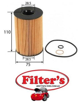EO19178 OIL FILTER  BMW    550i 4.4L V8    2010-  F07 GT  F10 F11  BMW    750i 4.4L V8    2009-   F01 F02  760i   760Li 6.0L V12    2009-