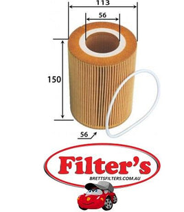 OE0096 OIL FILTER R2843P R2843 Oil filter - Cartridge - 150mm height Interchangeable with: > OE Manuf. DAF OE No. 1397764 Fleetguard LF16042 Mann HU1270x Hengst E34HD151
