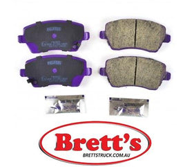 8DB 355 015-981 FRONT DISC PAD SET WITH ACOUSTIC WEAR WARNING GDB3546 8DB355015-981