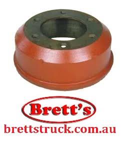 11540.113 DRUM FRONT AND OR REAR 6 STUD FOR MAZDA T3500 TURBO T4100 TITAN WITH 110MM WIDE WG5AT WGFAT WGL4H WGL4M WGL7H WGL7T WGLAN WGLAT WGM4S WGMAD WGMAF