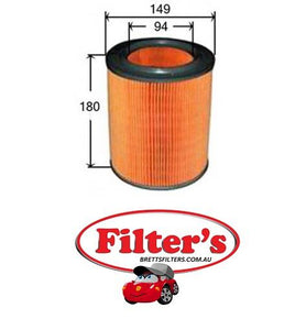 A0033 AIR FILTER RENAULT Express Air Supply Sys Sep 91~Jun 08 1.9 L F8Q Model:GTD|KW:45
