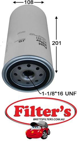 FC23331 FUEL FILTER MITSUBISHI/FUSOFP417 8/1996-7/1998 MITSUBISHI/FUSOFS527 1998-2002 MITSUBISHI/FUSOFV417 8/1996-7/1998 MITSUBISHI/FUSOFV517 1998-2002 FP547  FV547  FS427 05/1996-