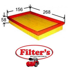 A0038 AIR FILTER RENAULT Laguna Air Supply Sys Aug 94~Aug 98 2.2 L B56F G8T 794 KW:61  AZUMI A43038 JSA0038 SAKURA A-2516 A2516 FA-2516 FA2516 RENAULT 77 01 037 002 RENAULT 77 01 037 174