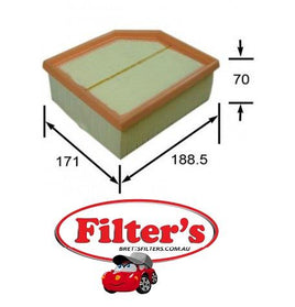 A0171 AIR FILTER CITROEN Berlingo Air Supply Sys Oct 00~Oct 02 1.6 L 1.6L M59 TU5J KW:80