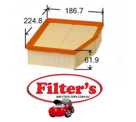 A0193 AIR FILTER AZUMI A33193 JS A0193 VAG 3D0 129 620 B VAG 3D0129620B