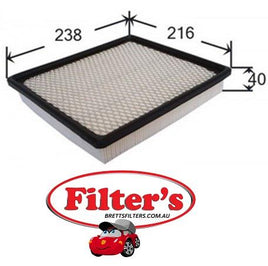 A0199 AIR FILTER CHRYSLER Voyager Air Supply Sys Feb 01~ 2.4 L 2.4L RG KW:108 Air Supply Sys Feb 01~ 2.5 L 2.5L RG KW:105 Air Supply Sys Feb 01~ 3.3 L 3.3L RG KW:128