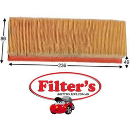 A0207 AIR FILTER FIAT Air Supply Sys Sep 89~Dec 94 1.4 L 160 A1.048 KW:51 Air Supply Sys Jan 95~Aug 00 1.4 L 1.4L 70 PL KW:51  LANCIA Dedra Air Supply Sys Aug 89~Mar 93 1.6 L 1.6L 835 A1.046 KW:57