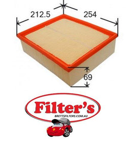 A0238 AIR FILTER VOLKSWAGEN Passat Air Supply Sys Feb 03~Sep 05 2.5 L 3B5 BDH KW:132 Air Supply Sys May 03~Sep 05 2.5 L 2.5L 3B2 BAU KW:120 Air Supply Sys May 03~Sep 05 2.5 L 3B5 BAU KW:120
