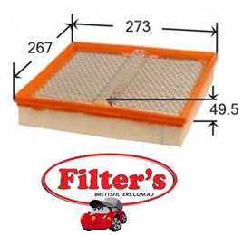 A0266 AIR FILTER JS A0266 AZUMI A31266 FILTRON AP010/3 AP0103 HENGST FILTER E229L MAHLE/KNECHT LX736 MANN-FILTER C28191 C2819/1 MERCEDES-BENZ 603.094.04.04 A6030940404 6030940404 WIX WA6581