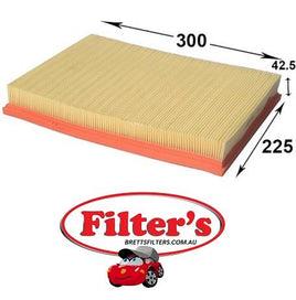 A0287 AIR FILTER OPEL Zafira B Air Supply Sys Jul 05~ 2.2 L M75 Z22YH  SUBARU Traviq Air Supply Sys Aug 01~Dec 04 2.2 L XM220 Z22