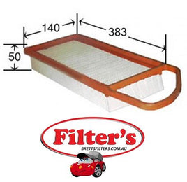 A0303 AIR FILTER CITROEN C2 Air Supply Sys Sep 03~ 1.4 L 8HX(DV4TD) KW:50  CITROEN C3 Pluriel & C3 XTR Air Supply Sys Sep 01~May 04 1.4 L 8HX(DV4TD) KW:50