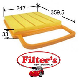 A0350 AIR FILTER VOLKSWAGEN 03D 129 620 JS A0350 AZUMI A33350