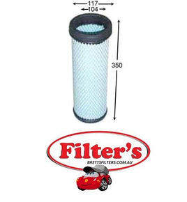 A0393IN AIR FILTER INNER A0393 HITACHI KOBELCO SIM TO:  FILTER SLES FA3239, FA-3239 SAKURA A2705 FA2705 FA-2705 A-2705,  FLEETGUARD AF25413,  HITACHI 4287060,  DONADLSON P821908,  WIX 46640,  YN11P0103P1, BALDWIN   RS3541,  DONALDSON P533777