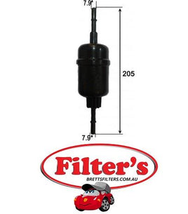 FS25070 FUEL FILTER FORD FIESTA WP SERIES DURATEC ENG 4CYL 1.6L MPFI 2004-2006 WQ SERIES DURATEC ENG 4CYL 1.6L PETROL MPFI 2006-2008 WQ SERIES XR4 ENGH 4CYL 2.0L PETROL MPFI 2007-2008
