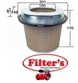 A3006 AIR FILTER MITSUBISHI Lancer Air Supply Sys Oct 95~Sep 98 2.0 L 2.0L CD8A 4D43-T  Air Supply Sys Oct 95~Sep 98 2.0 L CM8A 4D48-T  Air Supply Sys Oct 98~May 99 2.0 L 2.0L CM8A 4D49-T