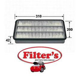 A526J AIR FILTER ISUZU Mu, Wizard Air Supply Sys Jun 98~May 00 3.2 L 3.2L UES25FW 6VD1  Air Supply Sys May 98~May 00 3.2 L 3.2L UES25FW  Air Supply Sys Jun 01~Feb 02 3.2 L 3.2L UES25EW 6VD1