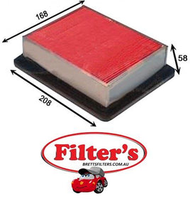 A719J AIR FILTER DAIHATSU Charade Air Supply Sys Jan 87~Jan 93 1.0 L 1.0L G101S CL