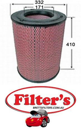 A2514 AIR FILTER  OUTER FILTER A6122 A-6122 FA-6122 ISUZU CXY51 -08 6WF1-TC 14.3L   CXY51 -08 6WF1-TC 14.3L 2001-8/03    ISUZU CXZ51 -08 6WF1-TC 14.3L 2001-08 ISUZU CXZ51 -08 6WF1-TC 14.3L 2001-08  ISUZU EXD52