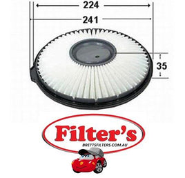 A729J AIR FILTER DAIHATSU Mira Air Supply Sys Mar 90~Aug 94 0.66 L L200S EF  Air Supply Sys Mar 90~Aug 94 0.66 L L200V EF  Air Supply Sys Mar 90~Aug 94 0.66 L 0.66L L210S EF