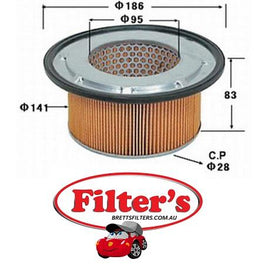 A733J AIR FILTER DAIHATSU Hijet Cargo Air Supply Sys Jan 94~Dec 98 0.66 L S100V EF  Air Supply Sys Jan 94~Dec 98 0.66 L S100W EF  Air Supply Sys Jan 94~Dec 98 0.66 L 0.66L S110V EF