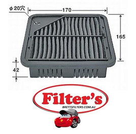 A742J AIR FILTER JS A742J AZUMI A26742 DAIHATSU 17801-87514 1780187514 NISSAN AY120KE044 TOYOTA V9112D012