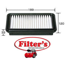 A749J AIR FILTER TOYOTA Pixis Space Air Supply Sys Sep 11~Nov 14 0.66 L 0.66L L575A KF-DET  Air Supply Sys Sep 11~Nov 14 0.66 L L585A KF-DET