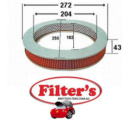 A829J AIR FILTER HONDA Quint Integra Air Supply Sys Oct 85~May 89 1.6 L 1.6L DA1 ZC(PGM-FI) Eng:VTEC