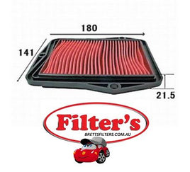 A839J AIR FILTER HONDA Today Air Supply Sys Feb 88~Feb 90 0.55 L 0.55L JW2 E05A Eng:PGM-FI|KW:32 Air Supply Sys Mar 88~Feb 90 0.55 L 0.55L JA1 E05A Eng:PGM-FI|KW:32
