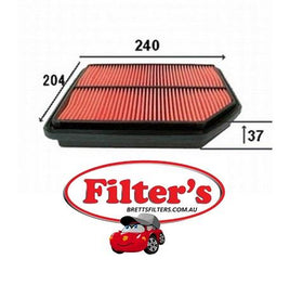 A847J AIR FILTER HONDA Accord INSPIRE Air Supply Sys Sep 89~Sep 98 2.0 L 2.0L CB5 G20A Model:AGI/AXI|KW:118|Trans:AT  HONDA Vigor Air Supply Sys Sep 89~Jan 94 2.0 L 2.0L CB5 G20A KW:118