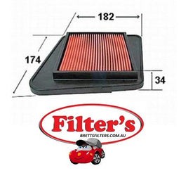 A849J AIR FILTER JS A849J AZUMI A28849 HONDA 17220-PS4-000 H1722-PS4-000 17220PS4000 H1722PS4000 TOYOTA V9112H014