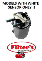 FS2216X FUEL FILTER WITH WHITE SENSOR MODELS ONLY  NISSAN  AZUMI FSD22016X  NISSAN 16400-4EA1B 164004EA1B   WESFIL WCF334 UFI 24.095.00    2409500 HIFI WF8517 SAKURA FS18810 FS-18810