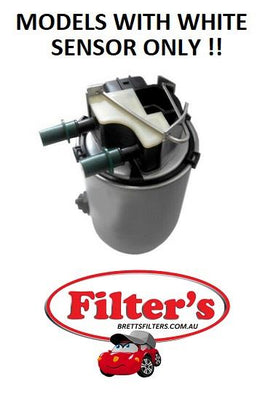 FS2216X FUEL FILTER WITH WHITE SENSOR MODELS ONLY  NISSAN  AZUMI FSD22016X  NISSAN 16400-4EA1B 164004EA1B   WESFIL WCF334 UFI 24.095.00    2409500 HIFI WF8517 SAKURA FS18810 FS-18810