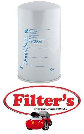 P502224 HYD HYDRAULIC FILTER  NEW HOLLAND  FORD: F0NNB486BB, FONNB486BB - FRAM: P5298A - GREYFRIARS: HS7685 - HASTINGS: HF991 - KRALINATOR: L7421 - LUBER-FINER: LFH8726 - NAPA: 7603, 7107, 7421 - NEW HOLLAND: 81865736, F0NNB486BB