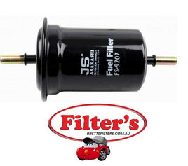 FS9207 FUEL FILTER   RENAULT MEGANE X84 X84  4/2004-6/2006 4 Door Sedan 2.0 litre 2L F4R.770/1 I4 16v DOHC VVT MPFI  98KW  FWD AT FRANCE    HYUNDAI TRAJET TRAJET 2.7L V6 PETROL MPFI 2000-ON HYUNDAI TRAJET TRAJET GSI 2.0LPETROL MPFI 2000-ON