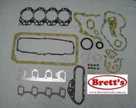 13000.122 GASKET SET 3.7L 3700CC 14B 3B 3.7L BLUE BLOCK 8/1988-1999 FOR TOYOTA DYNA DAIHATSU DELTA DAIHATSU V116 V118 V119 14B 3.7L 8/1988-5/1995 TOYOTA BU66R BU66 14B 3.7L 8/1988-1995 BU88R BU88