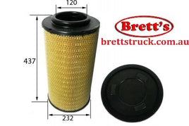 A26001 AIR FILTER OUTER AIR FILTER HINO RANGER PRO   HINO FT1J RANGER PRO 5Z 2003- HINO FG8J 1628 2011- EURO 5 HINO FD1J RANGER PRO 6 2003-2008 HINO GD1J RANGER PRO 7 2003- HINO FM8J 2628 2011- EURO 5 -